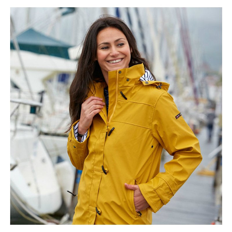 Marinera Chubasquero Amarillo Pescador Mujer Chubasquero Amarillo