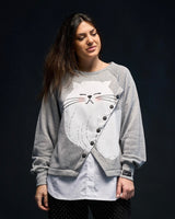 ANABEL LEE. SUDADERA GATO - MI CALLE DE PUERTO VALLARTA