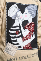 ANABEL LEE. CHAQUETA NAVY LOVERS