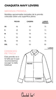 ANABEL LEE. CHAQUETA NAVY LOVERS