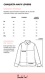 ANABEL LEE. CHAQUETA NAVY LOVERS