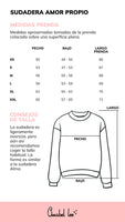 ANABEL LEE. SUDADERA AMOR PROPIO