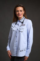 ANABEL LEE. CAMISA " FLORECER " - MI CALLE DE PUERTO VALLARTA