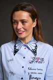 ANABEL LEE. CAMISA " FLORECER " - MI CALLE DE PUERTO VALLARTA
