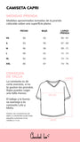 ANABEL LEE. CAMISETA CAPRI