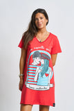 ANABEL LEE. VESTIDO AMOR MARINO