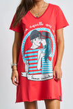 ANABEL LEE. VESTIDO AMOR MARINO