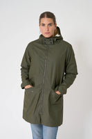 BATELA. CHUBASQUERO C3056 LARGO RELLENO VERDE BOSQUE