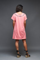 ANABEL LEE. VESTIDO CORAL