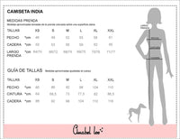 ANABEL LEE. CAMISETA " INDIA "