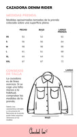 ANABEL LEE. CHAQUETA DENIM RIDER - MI CALLE DE PUERTO VALLARTA