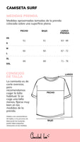ANABEL LEE. CAMISETA SURF - MI CALLE DE PUERTO VALLARTA