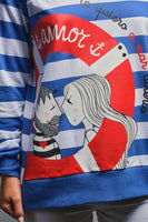 ANABEL LEE. SUDADERA " MARINO " - MI CALLE DE PUERTO VALLARTA