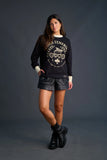 ANABEL LEE. SUDADERA " PODER FEMENINO" - MI CALLE DE PUERTO VALLARTA