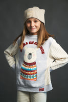 ANABEL LEE. SUDADERA " OSO " NIÑA