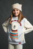 ANABEL LEE. SUDADERA " OSO " NIÑA
