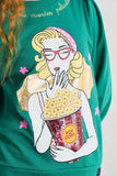 ANABEL LEE. SUDADERA POPCORN