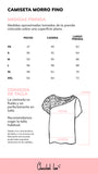 ANABEL LEE. CAMISETA MORRO FINO