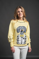 ANABEL LEE. SUDADERA " HUELLAS "