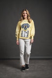 ANABEL LEE. SUDADERA " HUELLAS "