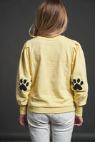ANABEL LEE. SUDADERA " HUELLAS "