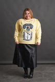ANABEL LEE. SUDADERA " HUELLAS "