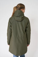 BATELA. CHUBASQUERO C3056 LARGO RELLENO VERDE BOSQUE