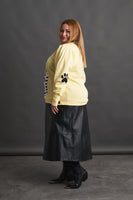 ANABEL LEE. SUDADERA " HUELLAS "