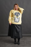 ANABEL LEE. SUDADERA " HUELLAS "