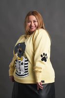 ANABEL LEE. SUDADERA " HUELLAS "