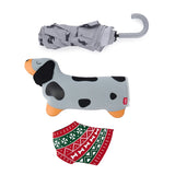 MCDPV. MCDPV. Paraguas Teckel Christmas ( GRIS )