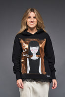 ANABEL LEE. SUDADERA " LA VIDA ES BELLA " - MI CALLE DE PUERTO VALLARTA