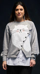 ANABEL LEE. SUDADERA GATO - MI CALLE DE PUERTO VALLARTA