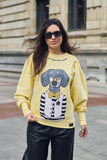 ANABEL LEE. SUDADERA " HUELLAS "