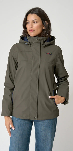 BATELA. CHUBASQUERO CON FORRO POLAR INTERIOR. VERDE BOSQUE - C3001 - MI CALLE DE PUERTO VALLARTA