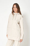 BATELA. CHAQUETA LIGERA 100% IMPERMEABLE. C-3158 ( COLOR IVORY)