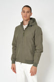 BATELA. CAZADORA TIPO BOMBER DE ALGODÓN 100% IMPERMEABLE. VERDE OTOÑO - MI CALLE DE PUERTO VALLARTA