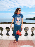 ANABEL LEE. CAMISETA OH LA LA