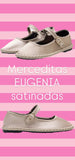 MCDPV. BAILARINA MERCEDITA " EUGENIA" SATINADA BEIGE - MI CALLE DE PUERTO VALLARTA
