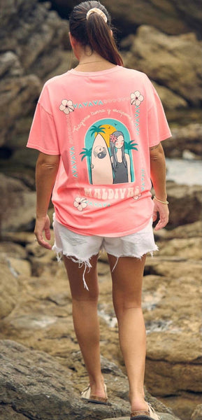 ANABEL LEE. CAMISETA SURF - MI CALLE DE PUERTO VALLARTA