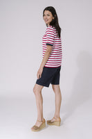 BATELA. CAMISETA NAVY CON BOTÓN (A2051) (COLOR ROJO) - MI CALLE DE PUERTO VALLARTA