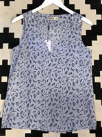 BATELA. BLUSA SIN MANGAS ESTAMPADA ( A2043) - MI CALLE DE PUERTO VALLARTA